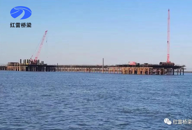 鐵科高速鳳陽至方正段TF1-5標段鋼棧橋施工工程